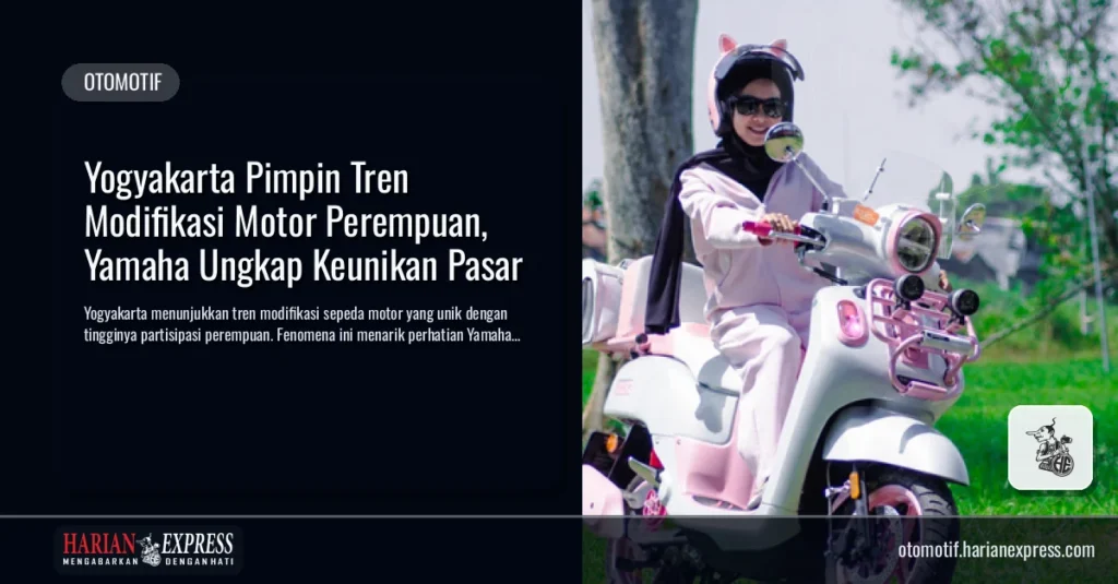Yogyakarta Pimpin Tren Modifikasi Motor Perempuan, Yamaha Ungkap Keunikan Pasar